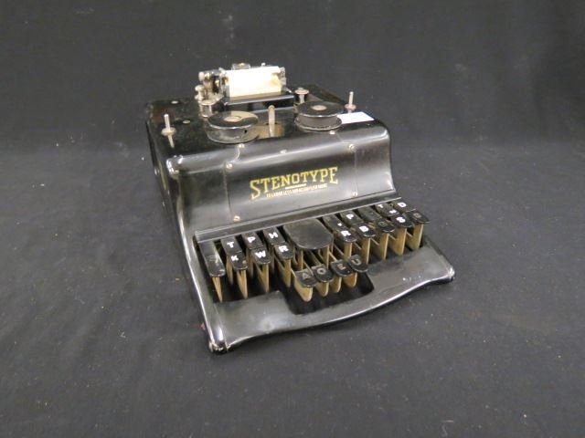 Vintage Stenotype Machine.: Vintage Stenotype Machine.
