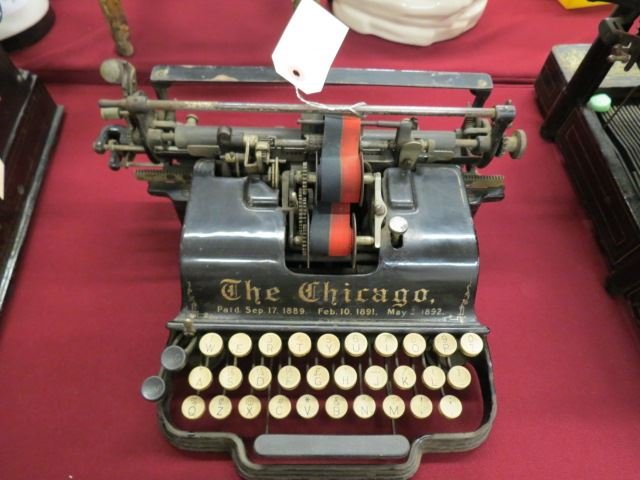 Antique Typewriter "The Chicago",: 1892.