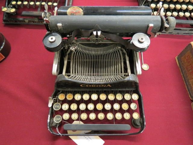 Antique Typewriter "Corona".: Antique Typewriter "Corona".