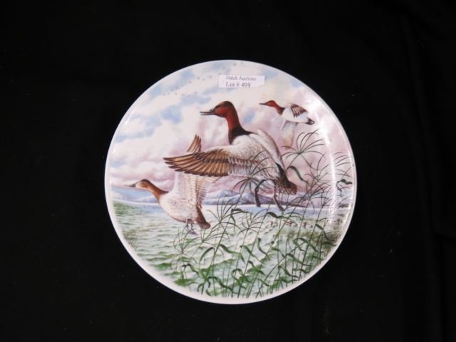 4 Royal Worcester Duck Plates,: 7 1/2", excellent