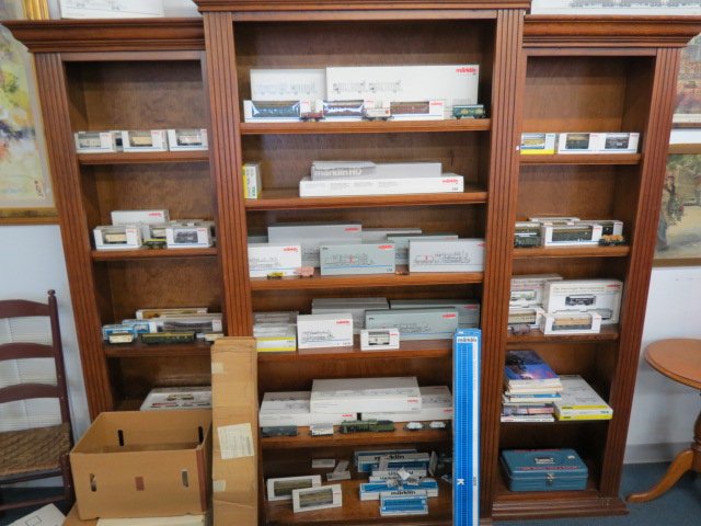 Huge Marklin Train Collection, mint: most never our of boxes, approx. 100 pieces plus track & supplies, books and more estimated cost over $10,000