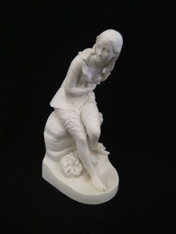 Minton Parian Figurine of Dorothea, by john Bell,: 14" excellent.