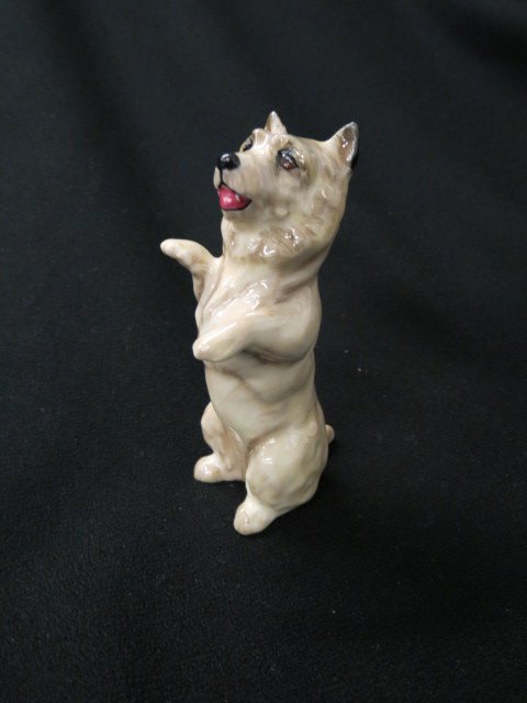 Royal Doulton Figurine of a Cairn Terrier,: begging, HN # 2589, 4", excellent.