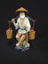 2 Chinese Mudman Figurines, - 3
