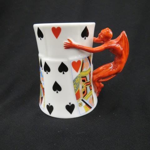 Royal Bayreuth Porcelain Devil and Playing Cards (1 of 4)