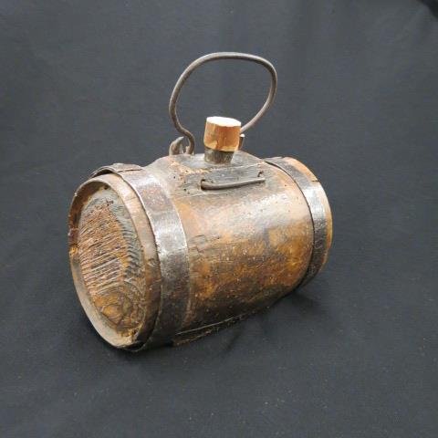 19th Century St. Bernard "Rescue" Flask, (1 of 5)