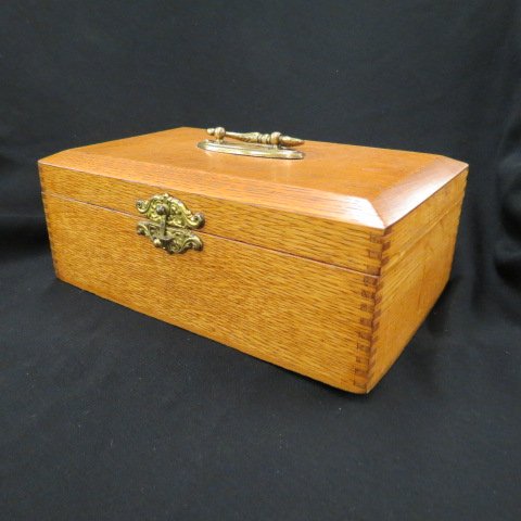 Oak Document Box, (1 of 2)