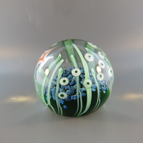 Ken Radtke Art Glass Paperweight, (1 of 4)