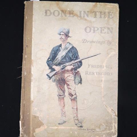 Frederic Remington Book "Done in the Open", (1 of 4)