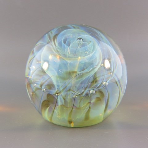 Bill Slade Art Glass Paperweight, (1 of 4)