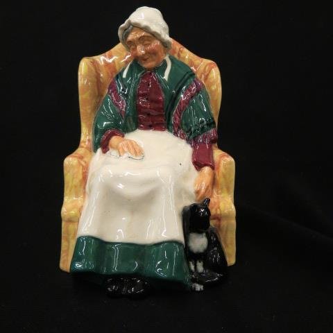 Royal Doulton Porcelain Figurine,: "Forty Winks" HN #1974, 6.5".