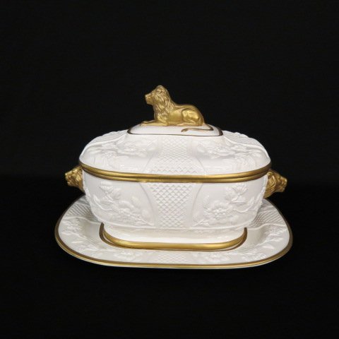 Mildred R. Mottahedeh Signed Tureen and Underplate (1 of 6)