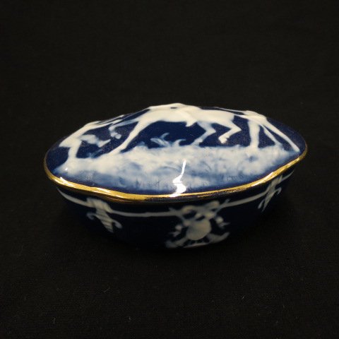 Limoges Pate-Sur-Pate Porcelain Box, (1 of 4)