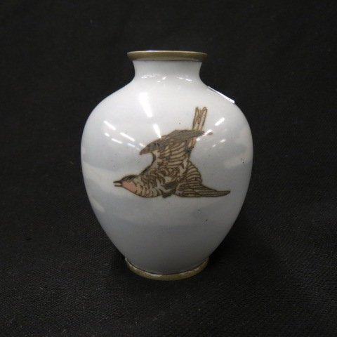 Japanese Cloisonne Cabinet Vase, (1 of 2)