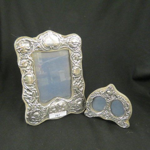 2 English Sterling Picture Frames, (1 of 3)