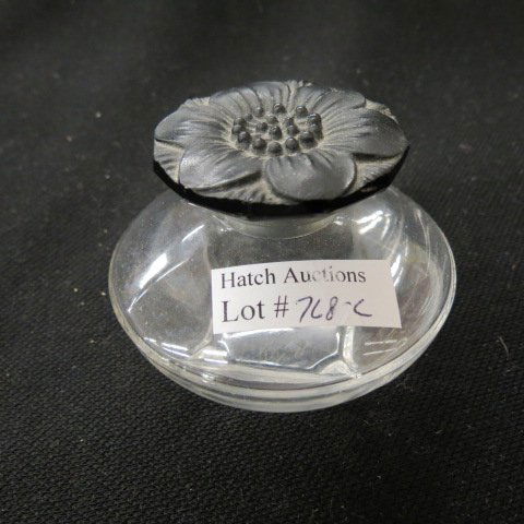 French Crystal Perfume Bottle, (1 of 2)