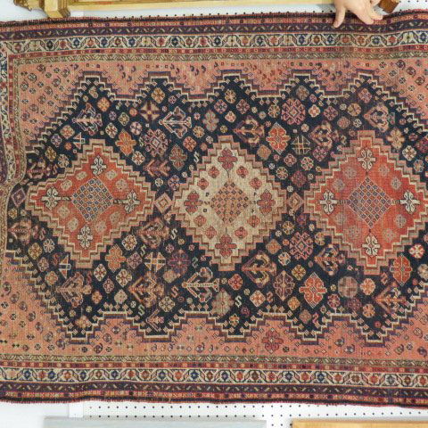 Hamadan Style Persian Handmade Rug, (1 of 6)
