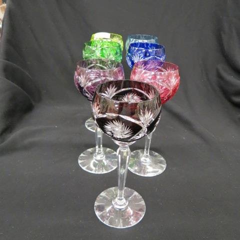 7 Colored Cut-to-Clear Wines, (1 of 2)