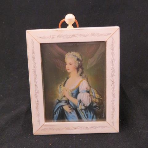 Miniature Portrait Painting on Ivory, (1 of 4)