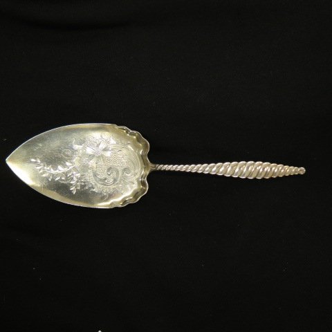 Victorian Sterling Silver Pie Server, (1 of 3)