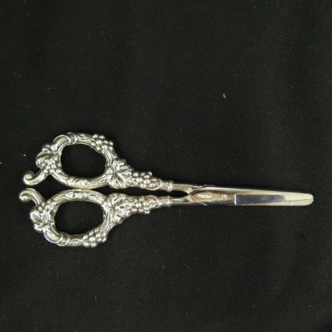 Sterling Silver Handled Grape Shears, (1 of 3)