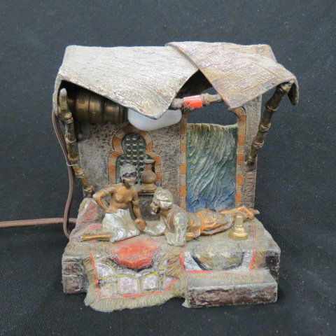 Orientalist Figural Lamp, (1 of 6)