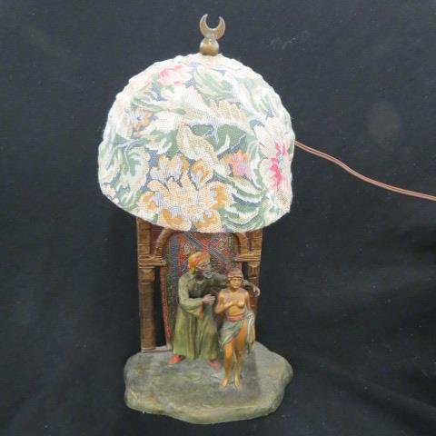 Orientalist Figural Lamp, (1 of 6)