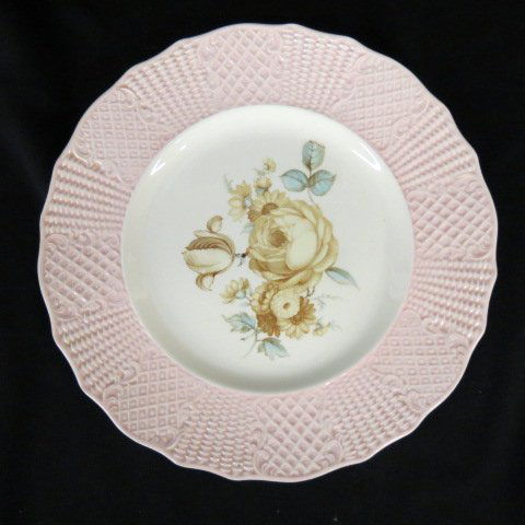 8 Fondeville "Ambassador Ware" Plates, (1 of 3)