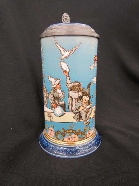Mettlach Pottery Stein "Snow White and the Seven (1 of 2)