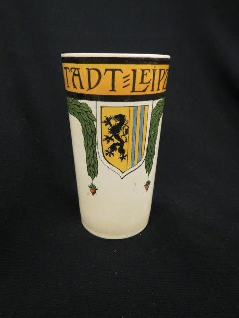 6 Mettlach Pottery Beakers or Tumblers, (1 of 3)