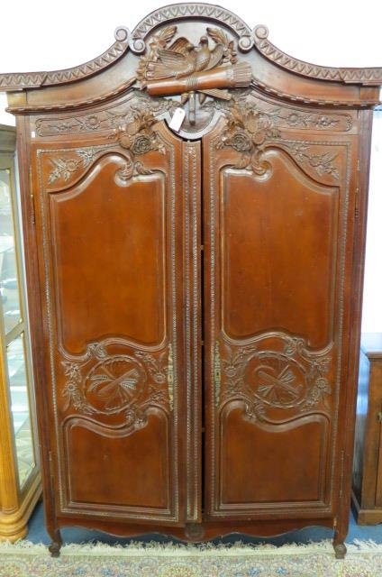 French Carved Armoire, (1 of 5)