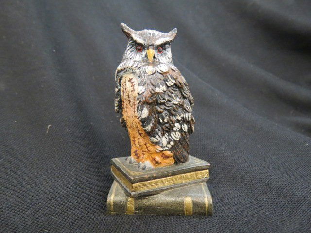 Austria Bronze Figurine of an Owl, (1 of 3)