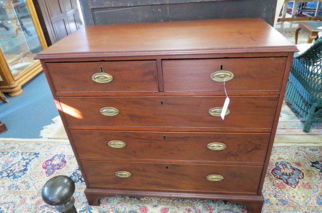 Antique Mahogany Chest, (1 of 2)