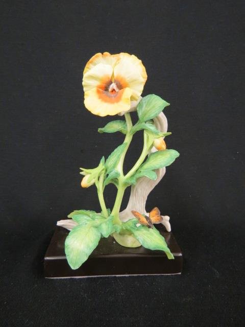 Cybis Porcelain Figurine of Butterfly & Flowers, (1 of 4)