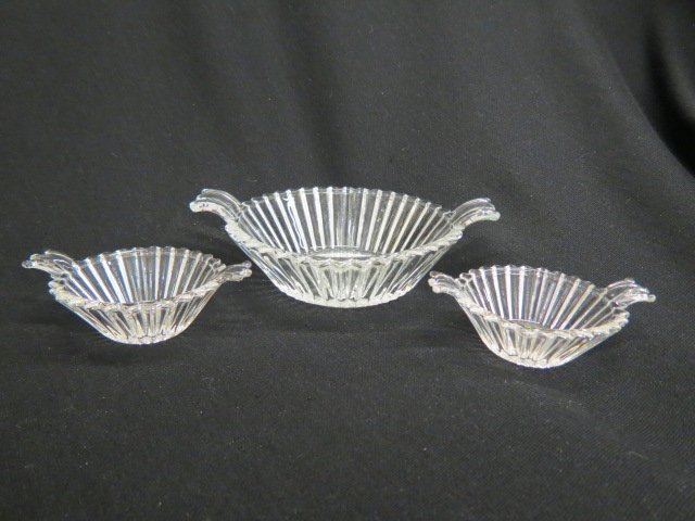 13 pc. Heisey Glass Nut Set, (1 of 3)