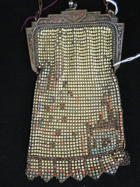 Art Deco Mesh Purse, (1 of 4)
