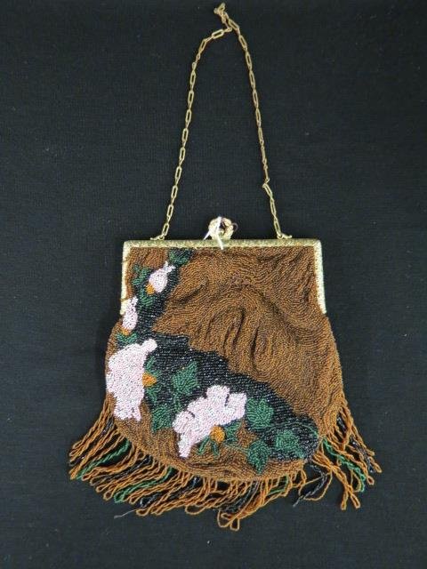 Art Deco Beaded Purse, (1 of 3)