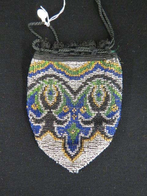 Art Deco Beaded Purse, (1 of 3)