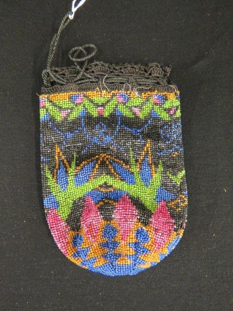 Art Deco Beaded Purse, (1 of 2)