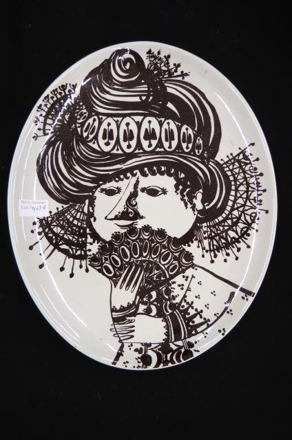 Bjorn Wiinblad Oval Charger, (1 of 2)