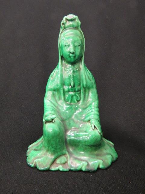 Chinese Pottery Figurine of Guan Yin, (1 of 7)