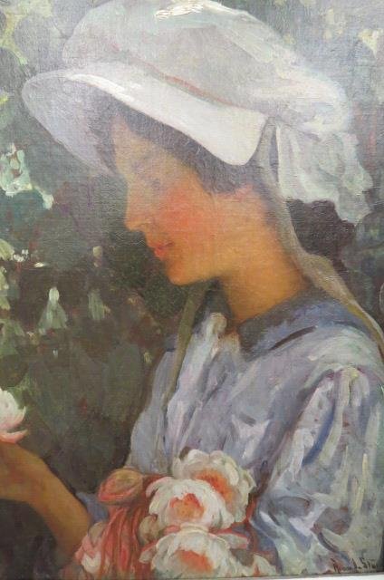 Anna Lee Day Stacey, oil, portrait of a woman, (1 of 9)