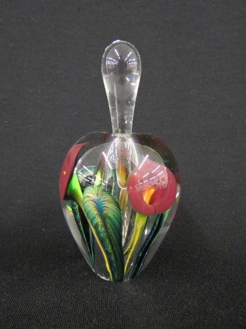 Salanger Art Glass Paperweight  Perfume Bottle. (1 of 4)