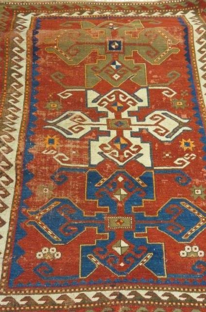 Caucasian Style Handmade Rug, (1 of 4)