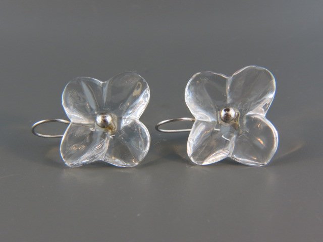 Baccarat Crystal Earrings, (1 of 2)