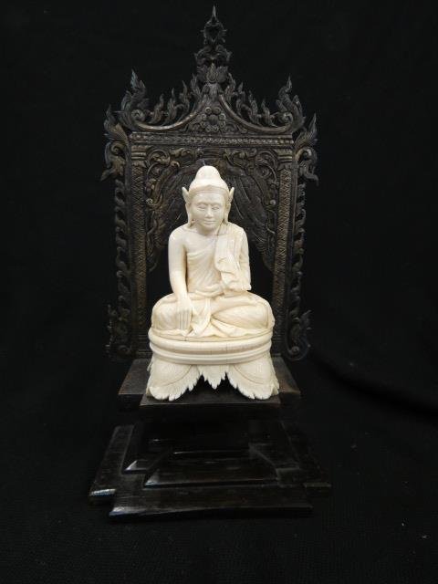 Carved Ivory Buddha, (1 of 4)