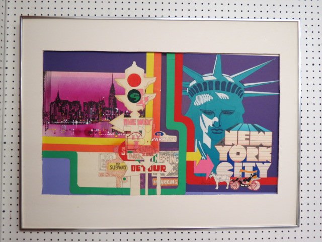 Robert "Bob" Peak, illustration artwork "New York City" (1 of 4)