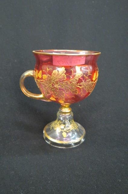 Moser Art Glass Mug, (1 of 3)