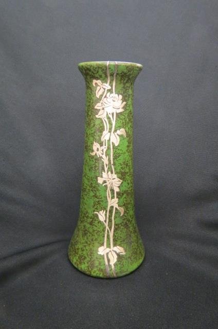 Heintz Silver & Bronze Vase, (1 of 3)