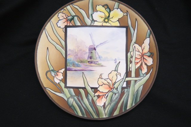 Nippon Porcelain Wall Plate, (1 of 4)
